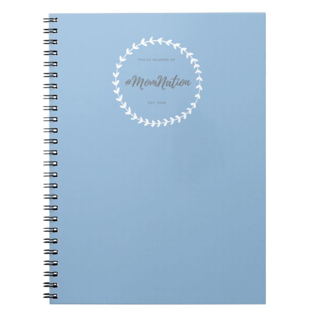 Caderno Espiral #MãeNação Est 1935 (Frente)