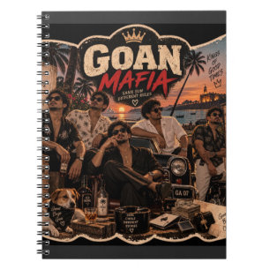 Caderno Espiral Máfia de Goa – Orgulho de Goa