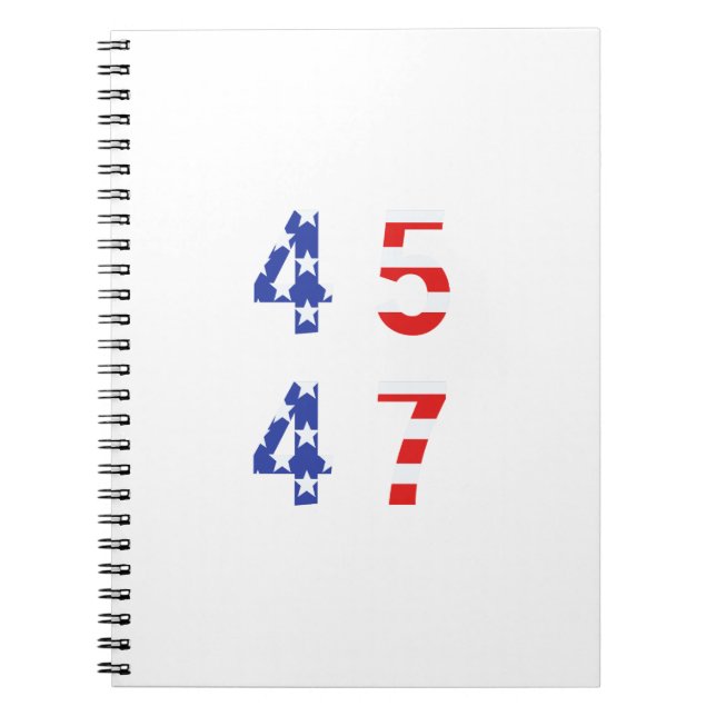 Caderno Espiral Maga Gear Trump 45-47 (Frente)