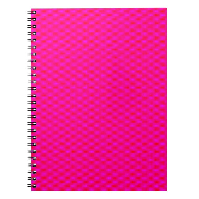 Caderno Espiral Magenta estampada (Frente)
