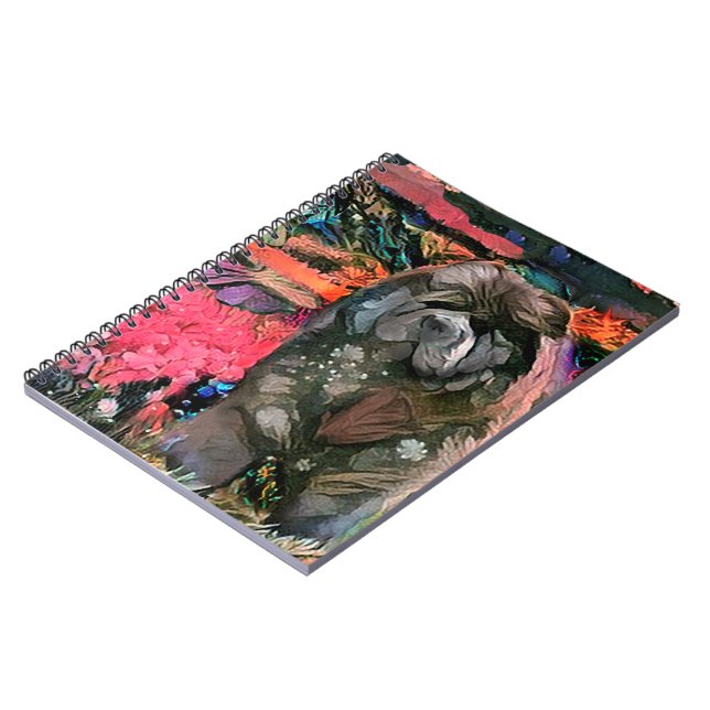 Caderno Espiral MAGGIE - notebook preto para ovas (Left Side)