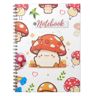 Caderno Espiral Magia de Cogumelo