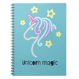 Caderno Espiral Magia única unicórnio