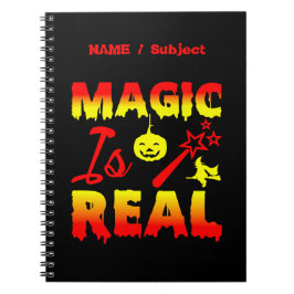 Caderno Espiral Magic é a verdadeira varinha de bruxa do Halloween