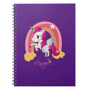 Caderno Espiral Magic Unicorn Fan Club
