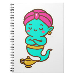 Caderno Espiral Magical Kawaii Djinn - Neon Spirit