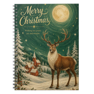 Caderno Espiral Magnífico Renascer de Inverno ao Luar