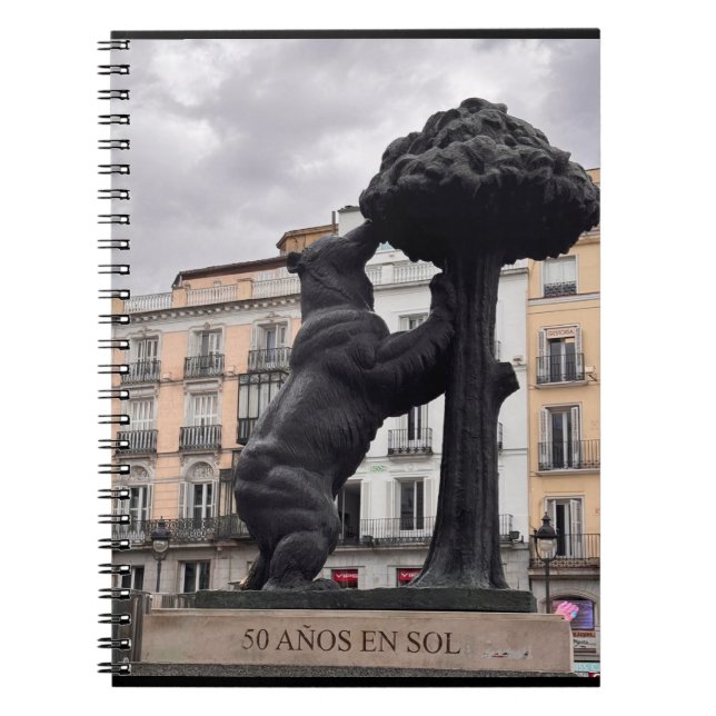 Caderno Espiral Magroño bear  (Frente)
