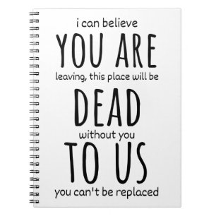 Caderno Espiral Mágulos engraçados para colega de trabalho, você e