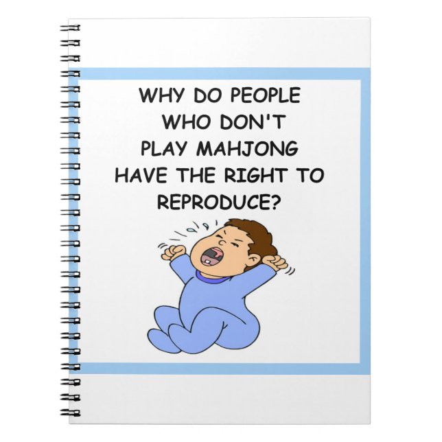 CADERNO ESPIRAL MAHJONG (Frente)