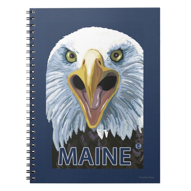 Caderno Espiral MaineEagle em Cima (Frente)