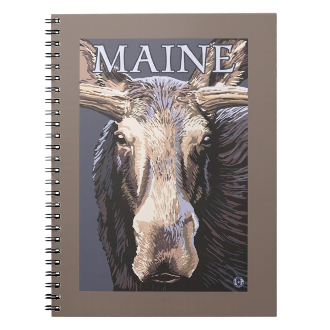Caderno Espiral MaineMoose Aproximada (Frente)