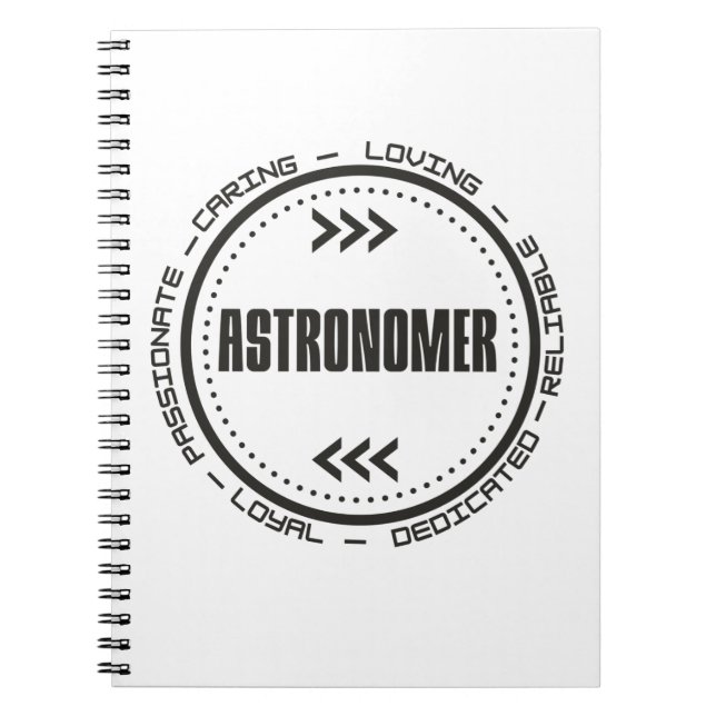 Caderno Espiral Maior Astrônomo (Frente)