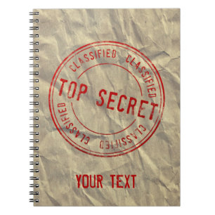 Caderno Espiral Maior novidade secreta no papel Kraft