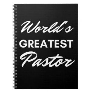 Caderno Espiral Maior Pastor do Mundo