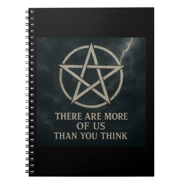 Caderno Espiral Mais de nós, Wicca Spiral Notebook (Frente)