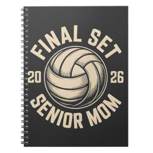Caderno Espiral Mais velho Final de Graduação Mãe 2026 Voleibol