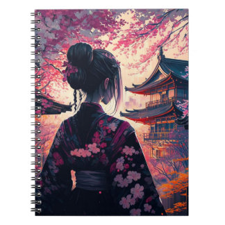 Caderno Espiral Maja Kirschblüten - Spiral Fotonotizbuch
