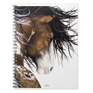 Caderno Espiral Majestic Horse by Bihrle 6.5 x 8.75" Notebook
