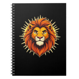 Caderno Espiral Majestic Lion – King of Power and Authority