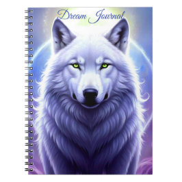 Caderno Espiral Majestic Wolf Dream Journal