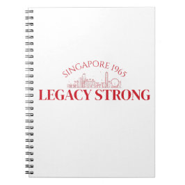 Caderno Espiral Majulah Singapura Celebration