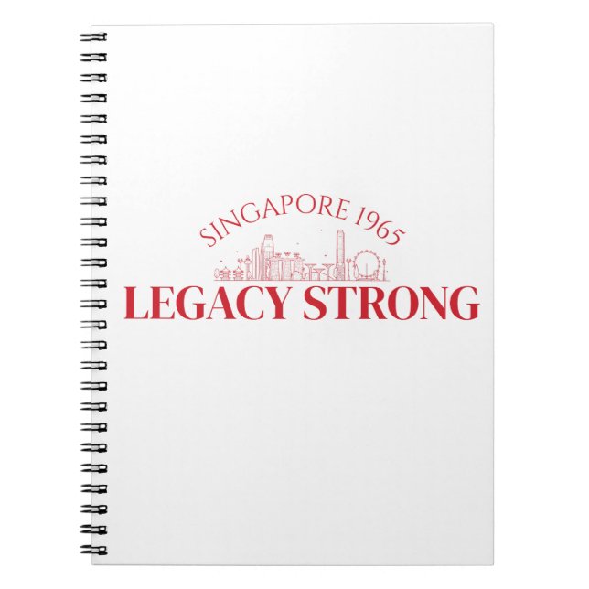 Caderno Espiral Majulah Singapura Celebration (Frente)