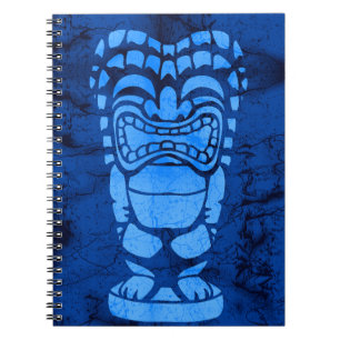Caderno Espiral Makapuu Beach Hawaiian Rindo Tiki Batik