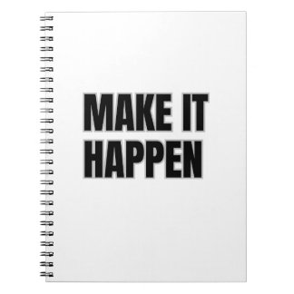 Caderno Espiral Make It Happen Spiral Photo Notebook