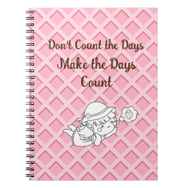 Caderno Espiral Make the Days Count (Frente)