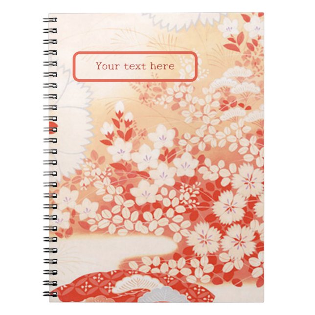 Caderno Espiral Makura no Hanazōshi (O Livro de Flores da Almofada (Frente)