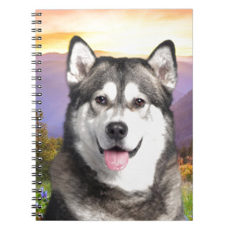 Caderno Espiral Malamute do Alasca