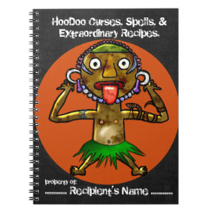 Caderno Espiral Maldições HooDoo, Ortografia e Receitas Extraordin
