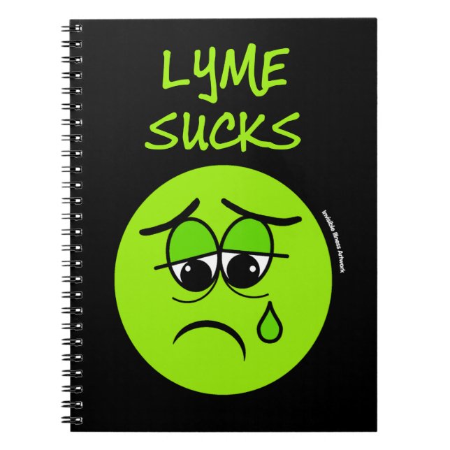 Caderno Espiral MALDITO...Lyme (Frente)