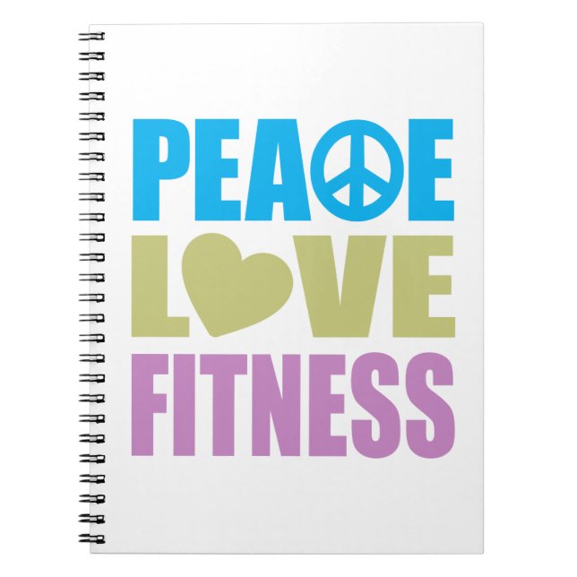 Caderno Espiral Malhação do amor da paz (Frente)