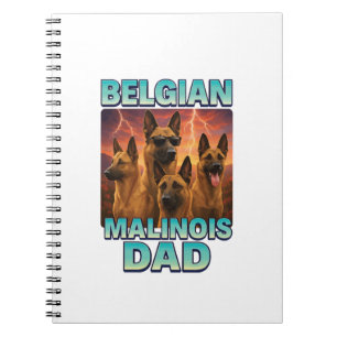 Caderno Espiral Malinois belga