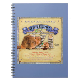 Caderno Espiral Mama do festival VI do castor de Marti'nez e