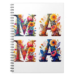 Caderno Espiral MAMA Floral