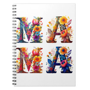 Caderno Espiral MAMA Floral
