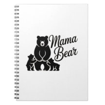 Mama Urso com Filhotes Família de Ursos Fofa