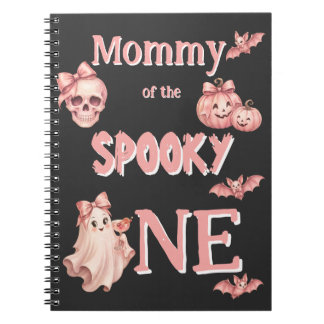 Caderno Espiral Mamãe do Um Espiritual no Pinkoween Party