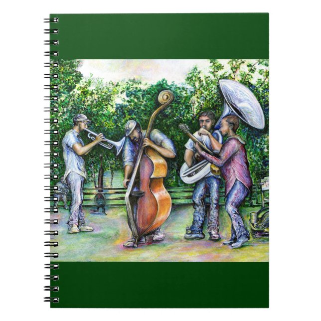 Caderno Espiral Mamãe nunca me avisou sobre jogadores Tuba (Frente)