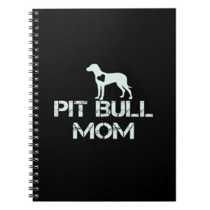 Caderno Espiral Mamãe Pitbull ama tanto cachorros