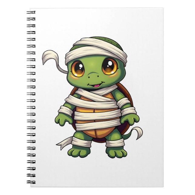 Caderno Espiral Mamãe Turtle (Frente)