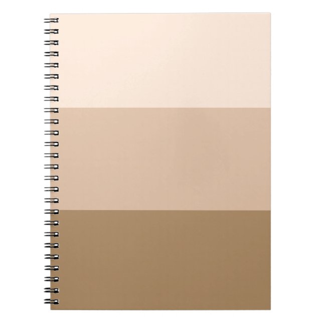 Caderno Espiral Mambre Castanho Strike (Frente)