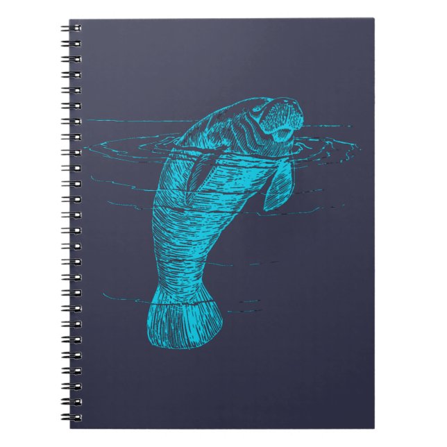 Caderno Espiral Manatee (Frente)