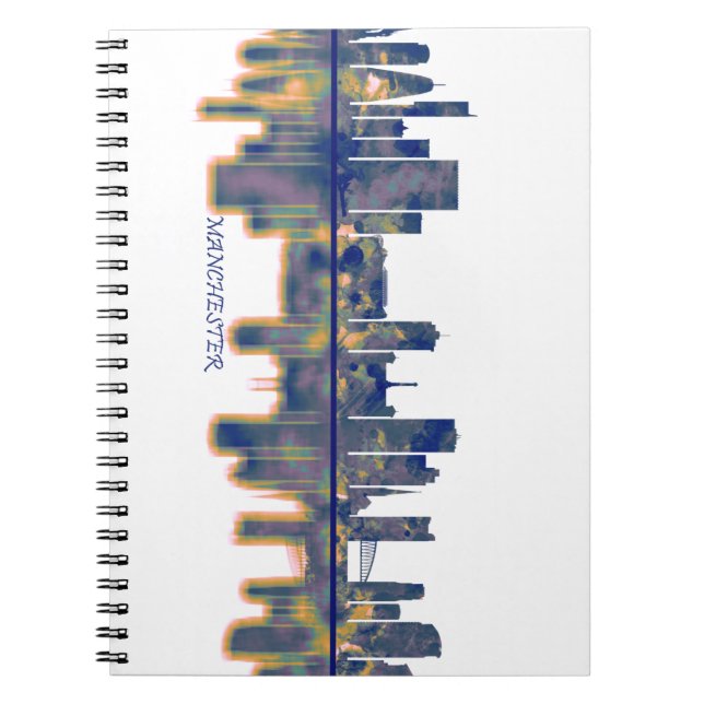 Caderno Espiral Manchester Skyline (Frente)