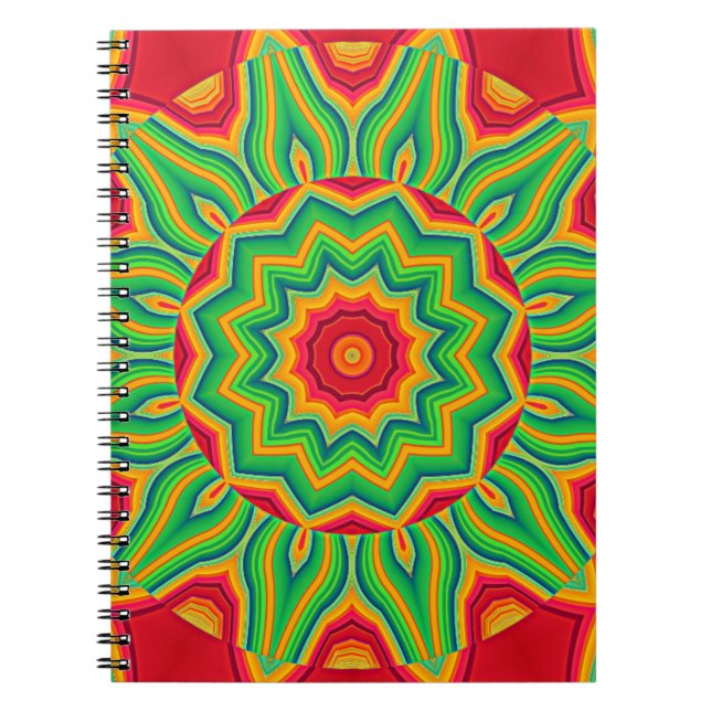 Caderno Espiral Mandala (Frente)
