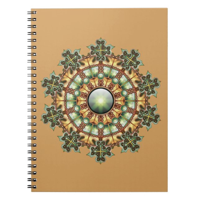 Caderno espiral Mandala #1 (Frente)
