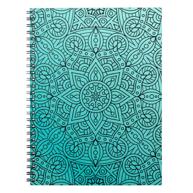 Caderno Espiral Mandala de Luxo 38 (Frente)